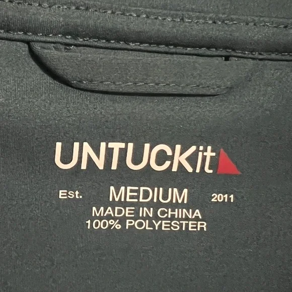 UNTUCKit Kezoh long sleeve quarter zip pullover sweatshirt sweater men’s medium - Picture 5 of 10